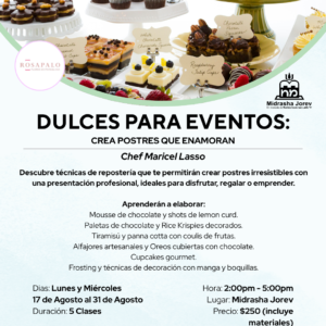 Dulces para Eventos: Crea Postres que Enamoran