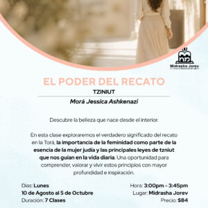 El Poder del Recato - Tzniut