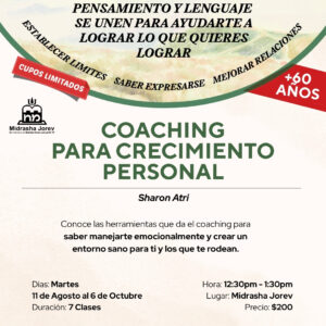 Coaching para Crecimiento Personal (+60)
