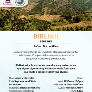Biblia II - Bereshit II